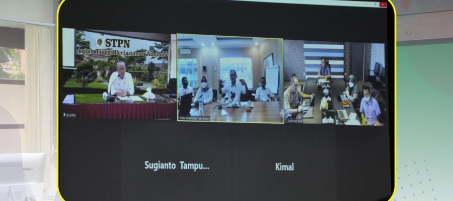 Rapat Koordinasi Penjajakan Kerjasama antara Sekolah Tinggi Pertanahan Nasional (STPN) dengan Kantor Pertanahan Kota Batam, dan Badan Pengusahaan (BP) Batam.